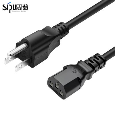 quality Corda de alimentação BC 1.5M1.8M 3*0.75MM Reposição de TV de monitor de computador USA Corda de alimentação factory